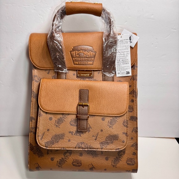 Loungefly Handbags - NWT Loungefly Disney Parks Wilderness Lodge Resort Loungefly Backpack Mickey